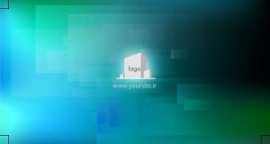 کارت ویزیت شرکتی با طرح آبی