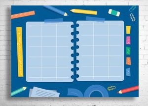 طرح آماده و لایه باز برنامه کلاسی