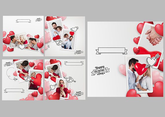 قالب پست اینستا برای روزعشق