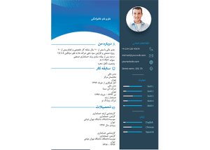 رزومه کاری خام کد 09