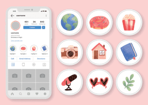 عکس هایلایت استوری اینستاگرام