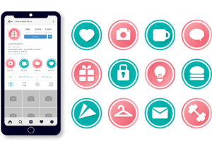کاور هایلایت اماده فروشگاهی
