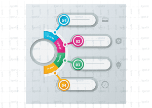 اینفوگرافیک لایه باز فارسی