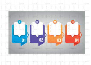 قالب اینفوگرافیک خام