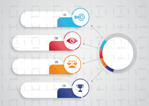 طرح آماده و خام اینفوگرافیکی کسب و کار