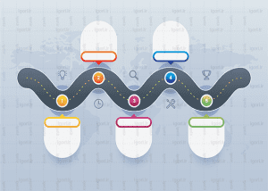 قالب خام و بدون متن اینفوگرافیک PNG