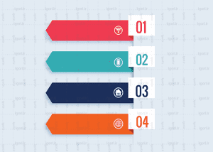 نمونه طرح اینفوگرافیک وکتور