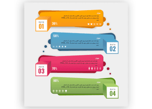 اینفوگرافیک لایه باز و خام