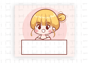 برچسب دخترانه فانتزی