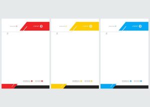 دانلود سربرگ اداری و رسمی لایه باز