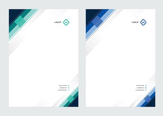 دانلود نمونه آماده سربرگ اداری کد 30