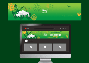 هدر سایت لایه باز و خام طرح حیوانات