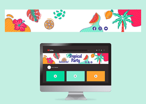 طرح تابستانه هدر و اسلایدر وب سایت