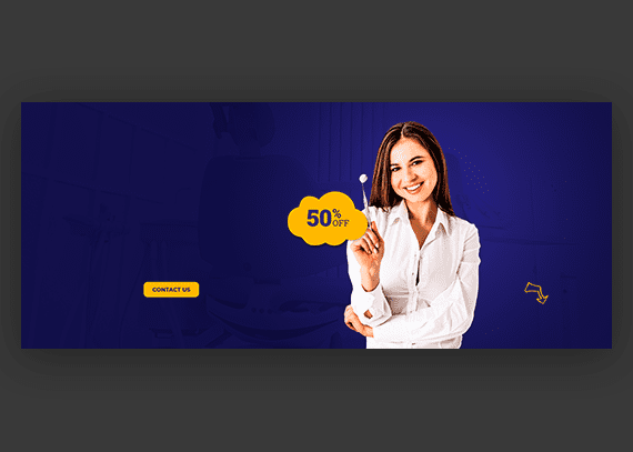 طرح آماده اسلایدر برای سایت دندانپزشکی