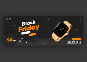 طرح اسلایدر جمعه سیاه فروشگاه ساعت