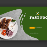 طرح اسلایدر آماده سایت فست فود
