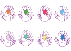 کاور هایلایت اینستاگرام, کاور هایلایت اینستاگرام ناخن, هایلایت ناخن کار