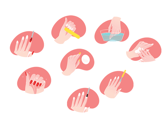 طرح ناخن برای هایلایت استوری