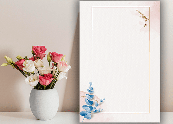 طرح لوح تقدیر خام و بدون متن