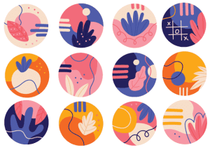 طرح هایلایت فانتزی اینستاگرام