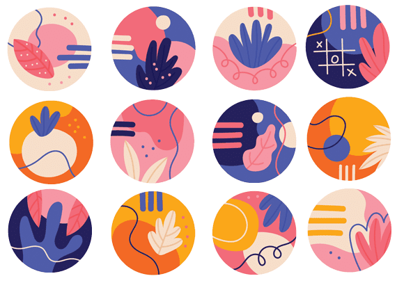 طرح هایلایت فانتزی اینستاگرام