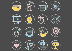 طرح هایلایت زمینه مشکی اینستاگرام