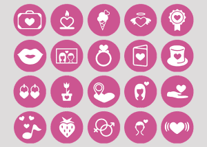 طرح صورتی و لاو هایلایت استوری