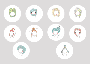 طرح کاور هایلایت استوری دخترانه