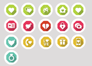 طرح love کاور هایلایت اینستاگرام