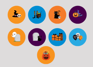 طرح هالووین هایلایت اینستاگرام