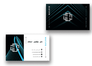 طرح خام کارت ویزیت مشاور املاک