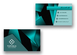 طرح لایه باز کارت ویزیت