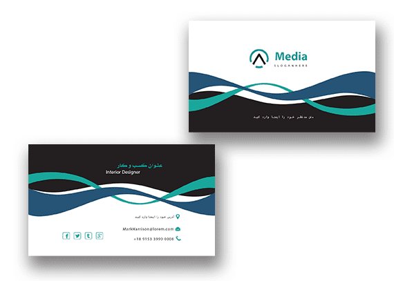طرح آماده کارت ویزیت شرکتی 71