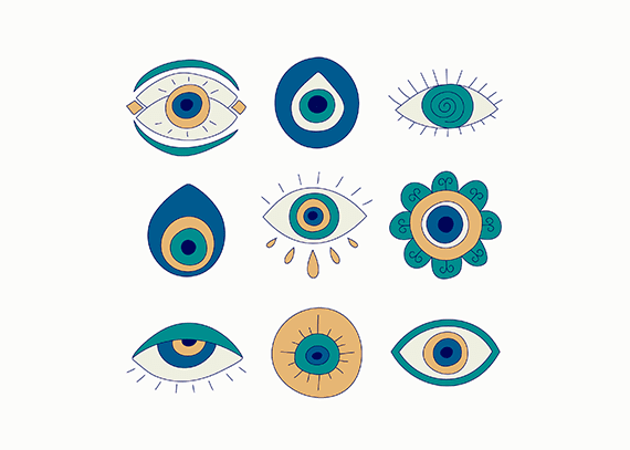طرح فانتزی چشم برای کاور اینستا