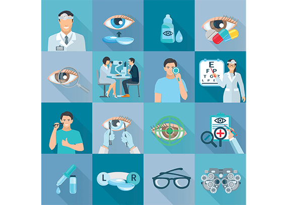 کاور هایلایت رنگی برای چشم پزشکی