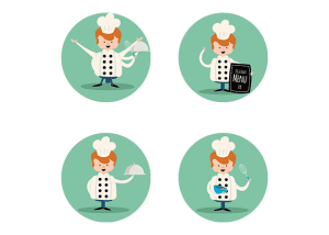 کاور 4 تایی هایلایت استوری آشپز