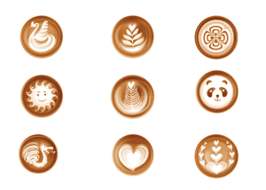 طرح کاور هایلایت قهوه