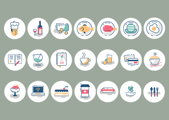 طرح 21 تایی کاور هایلایت رستوران 30