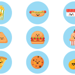 کاور هایلایت فست فود آبی