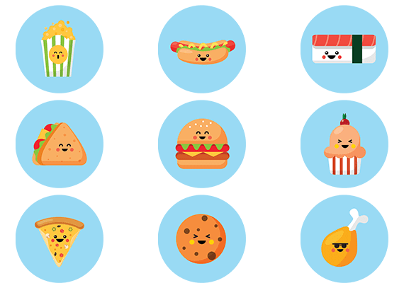 کاور هایلایت فست فود آبی 12