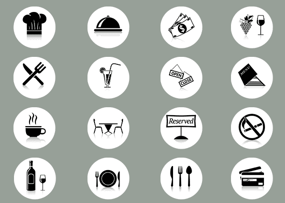 طرح سیاه و سفید کاور هایلایت رستوران 38