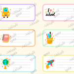 برچسب نام طرح فانتزی