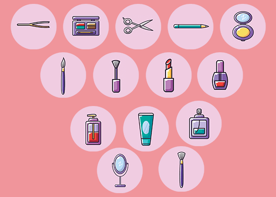 ست کامل کاور هایلایت لوازم آرایشی 21