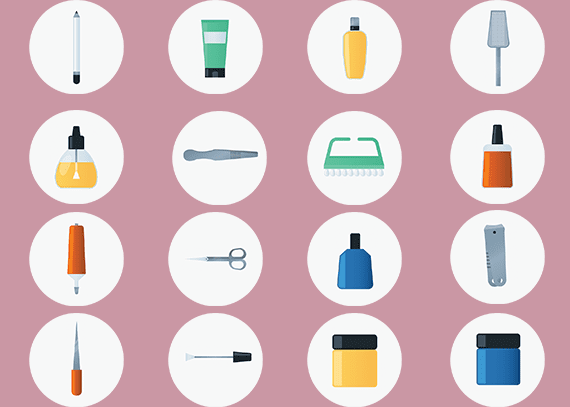 پکیج کاور هایلایت لوازم آرایشی 53