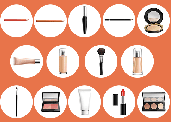 طرح آماده کاور هایلایت لوازم آرایش 56