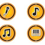 کاور زرد رنگ هایلایت استوری موزیک