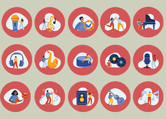 کاور هایلایت استوری پیج موسیقی 27