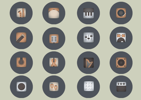 کاور هایلایت موزیک زمینه تیره 29