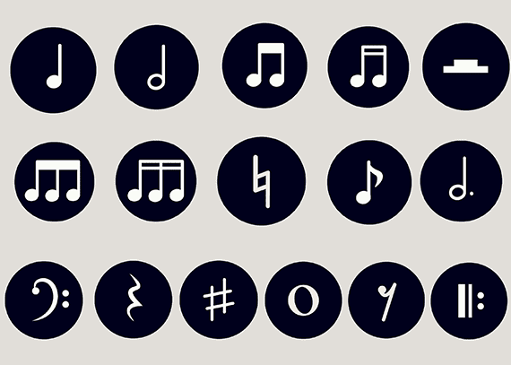 کاور هایلایت موزیک زمینه مشکی 5