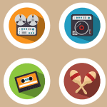 کاور هایلایت موزیک زمینه رنگی